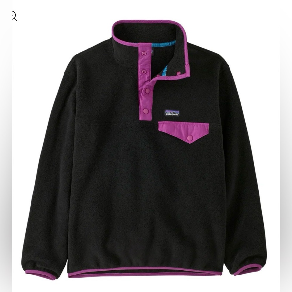 Patagonia Kids' Lightweight Synchilla Snap-T Pullover size Medium 10